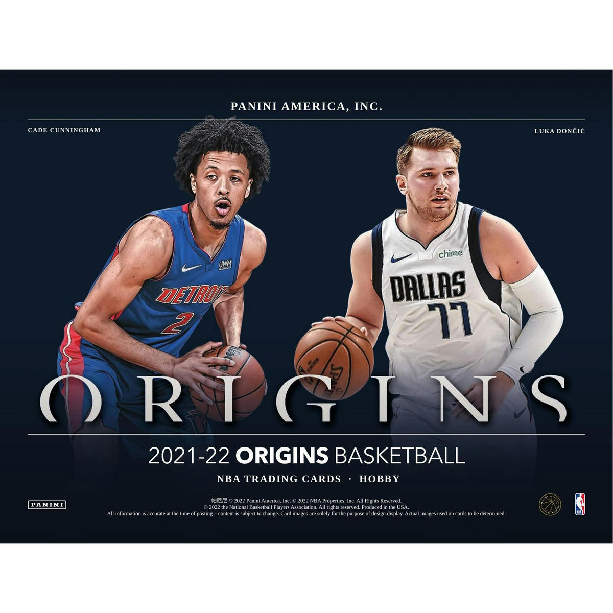 2021/22 Panini Origins Basketball Hobby Box