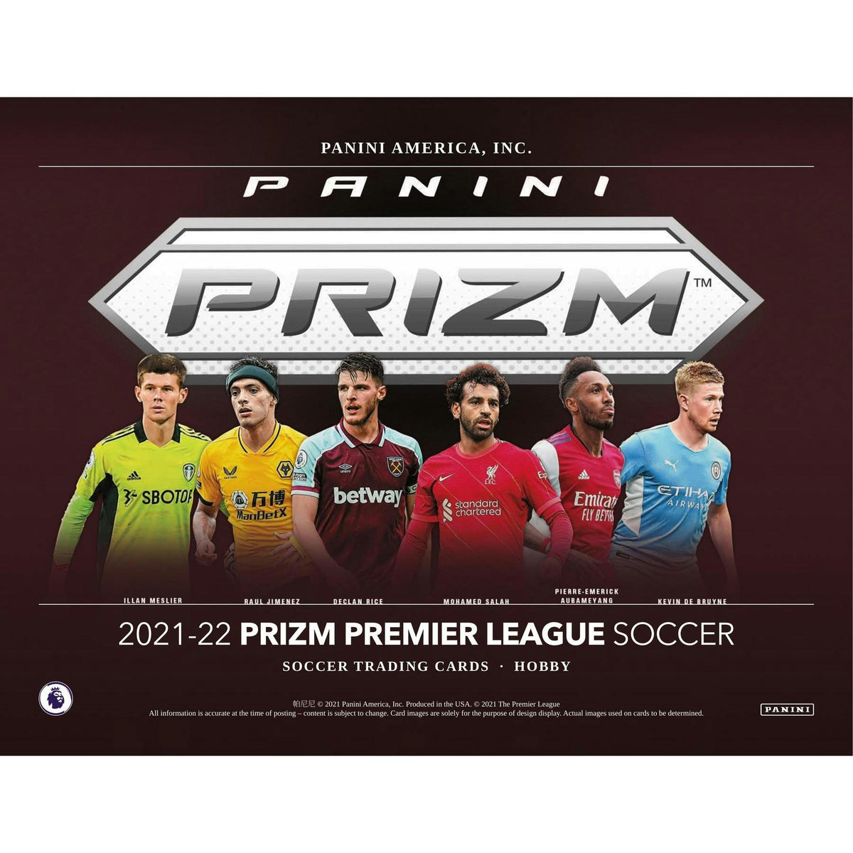 2021/22 Panini Prizm Premier League EPL Soccer Hobby Box