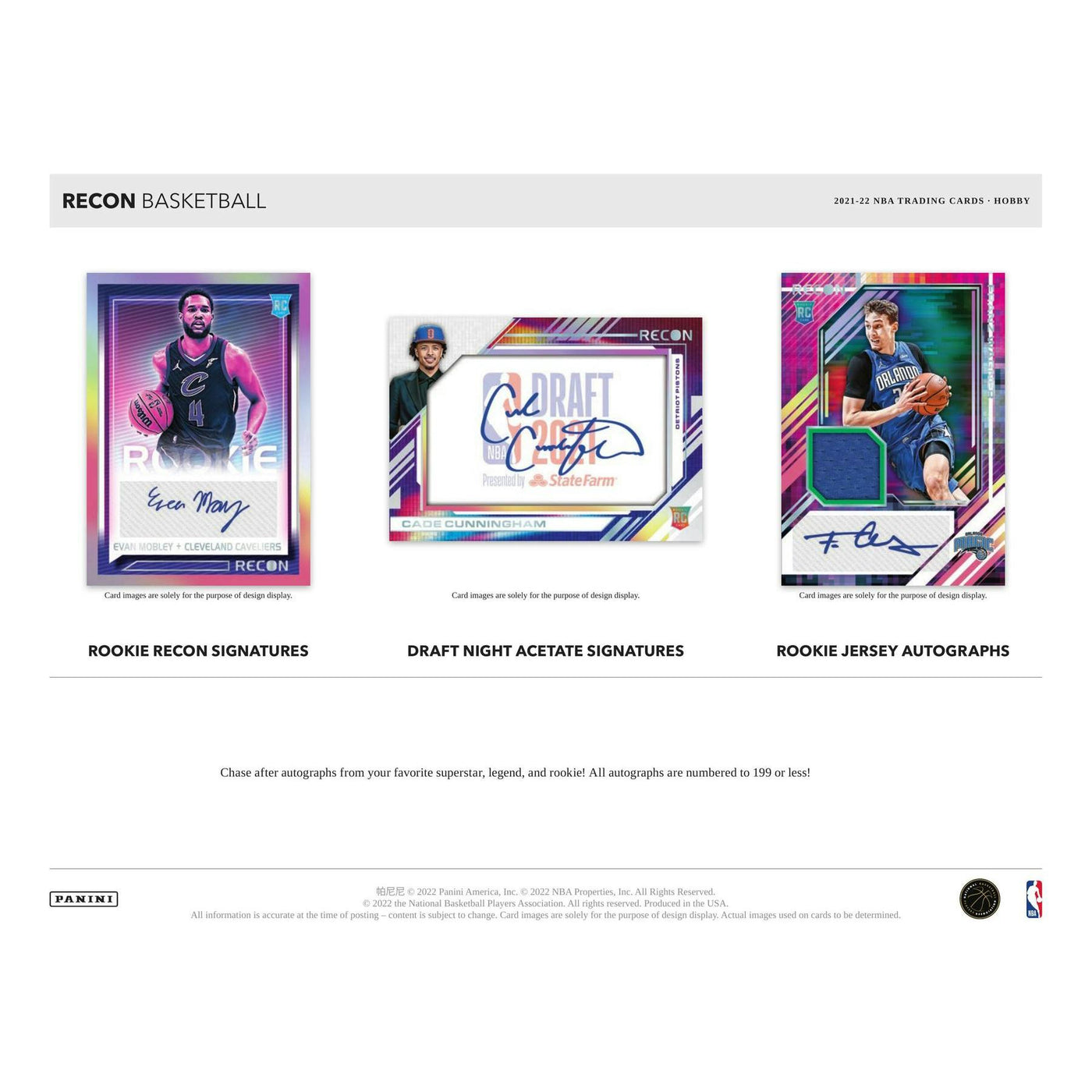2021/22 Panini Recon Basketball Hobby 12-Box Case