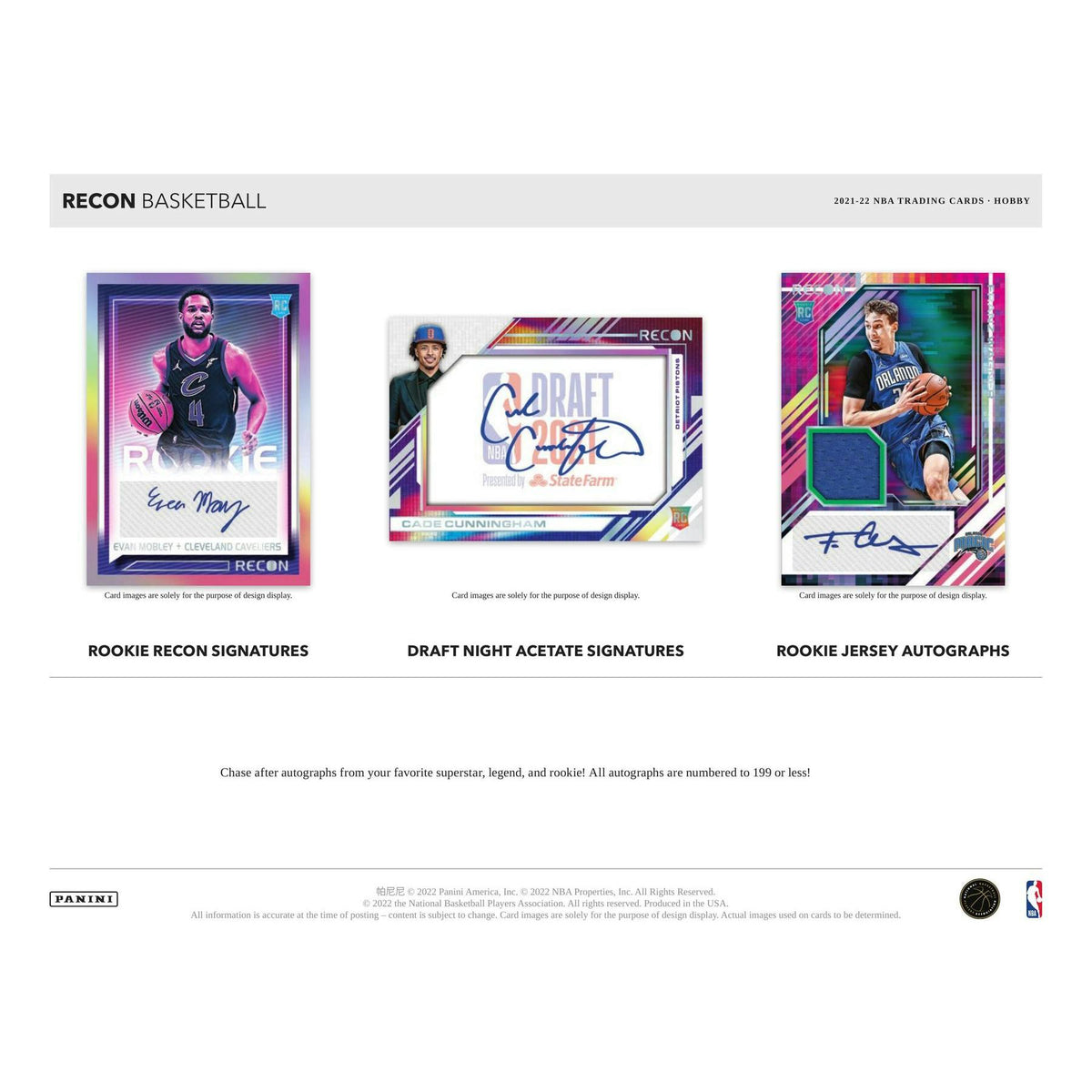 2021/22 Panini Recon Basketball Hobby Box