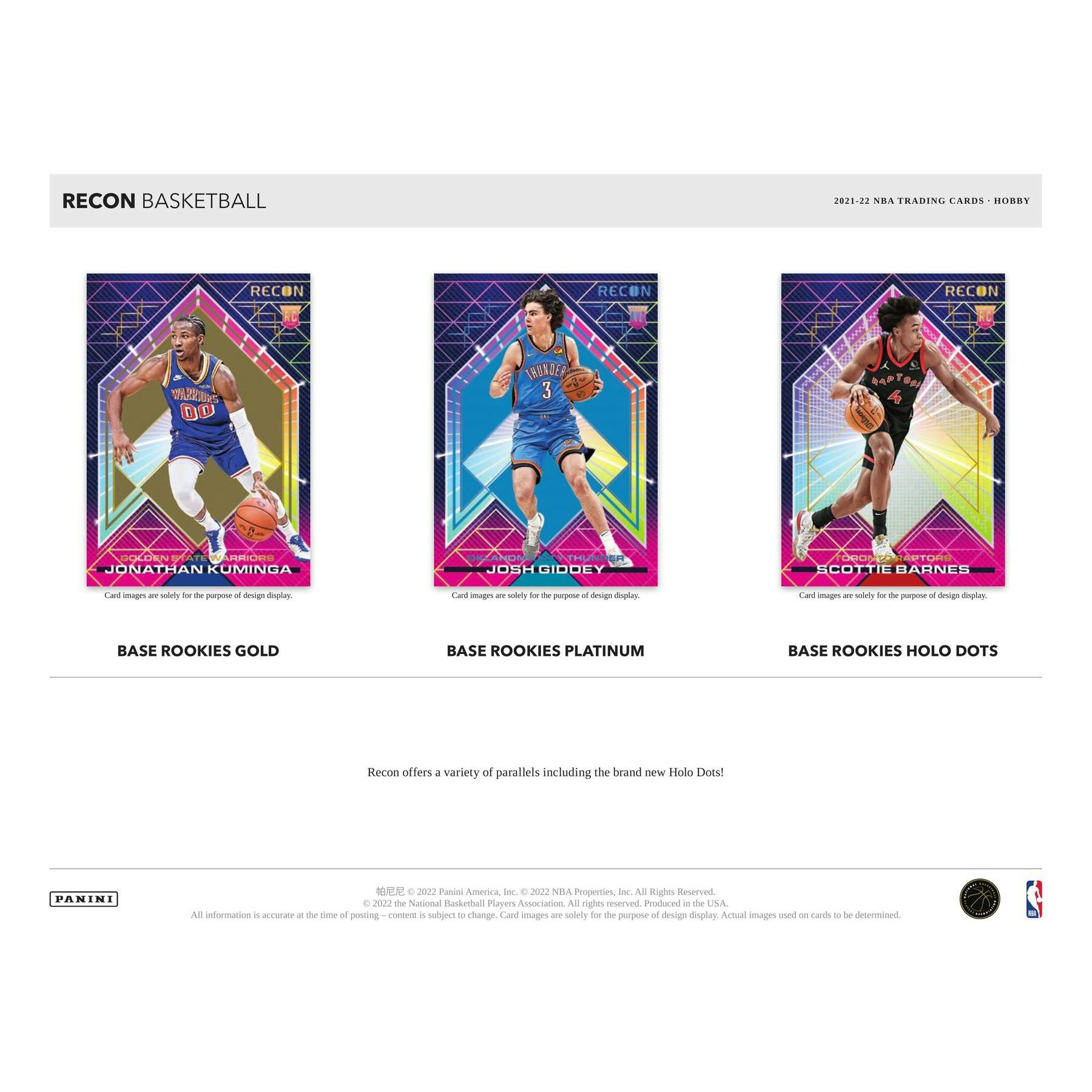 2021/22 Panini Recon Basketball Hobby 12-Box Case