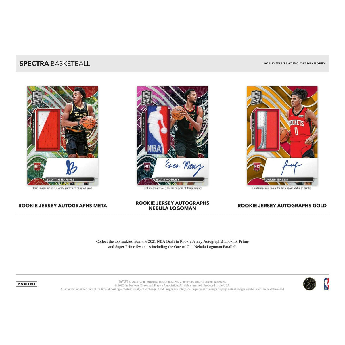 2021/22 Panini Spectra Basketball Hobby 8-Box Case