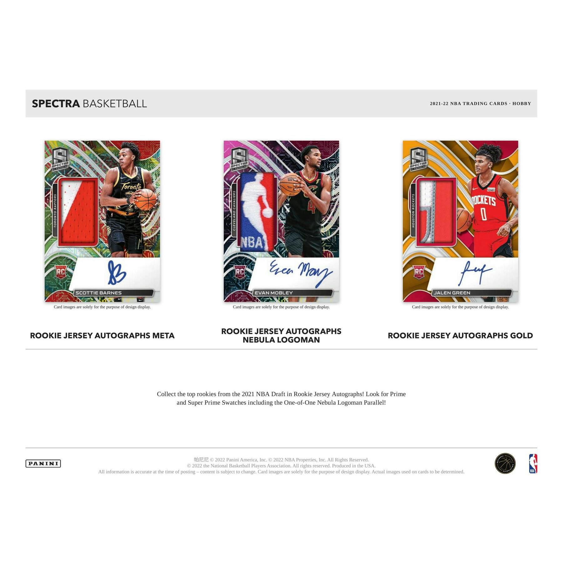 2021/22 Panini Spectra Basketball Hobby Box
