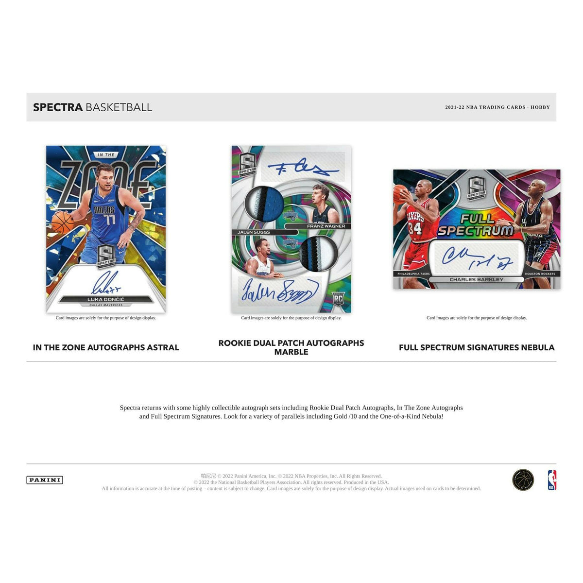 2021/22 Panini Spectra Basketball Hobby Box