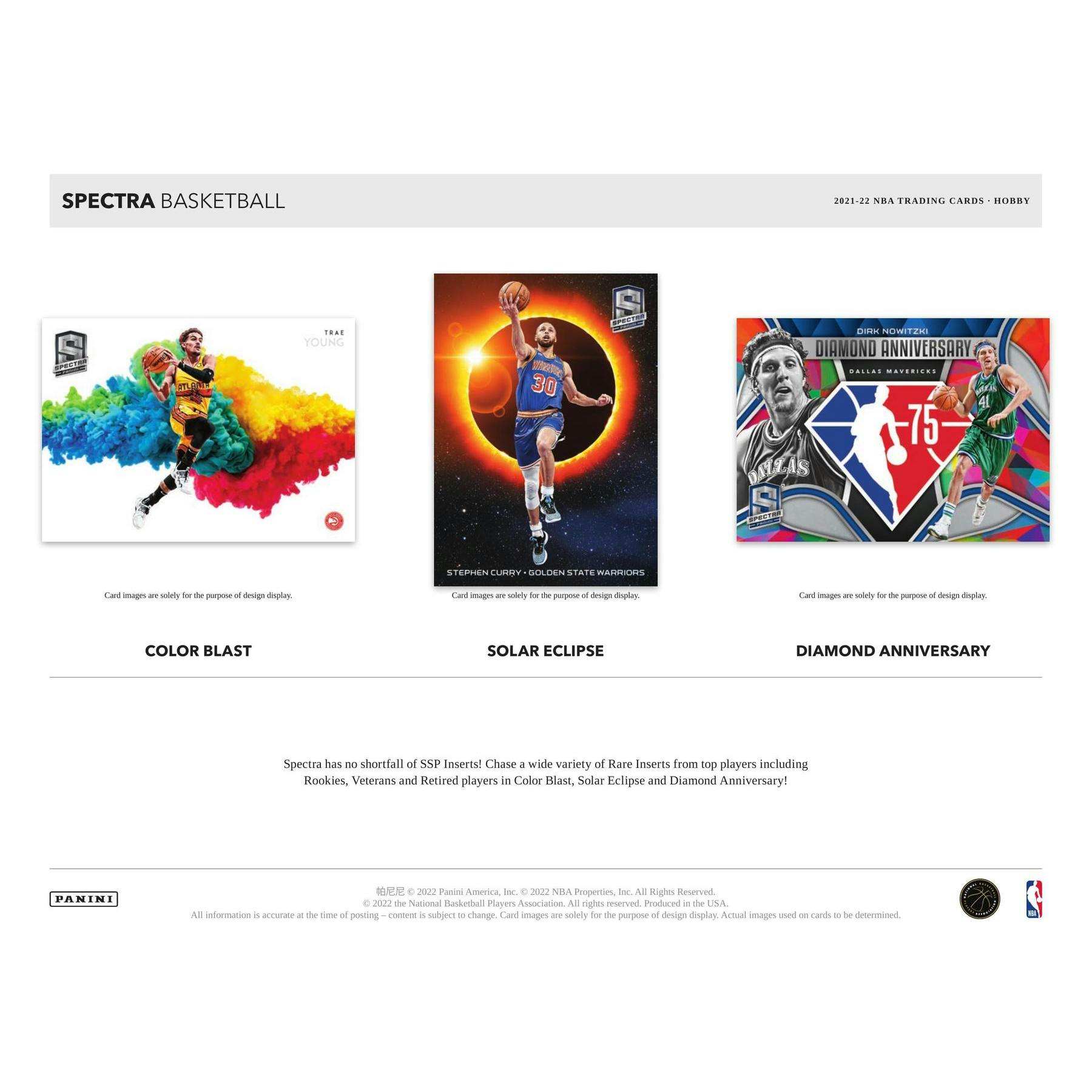 2021/22 Panini Spectra Basketball Hobby 8-Box Case