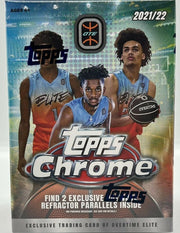 2021/22 Topps Chrome Overtime Elite Basketball Blaster Box (Raywave Refractor Parallels!)
