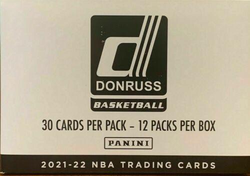 2021/22 Panini Donruss Basketball Jumbo Value Fat Pack Box (Green and Yellow Parallels)