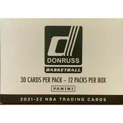 2021/22 Panini Donruss Basketball Jumbo Value Fat Pack Box (Green and Yellow Parallels)