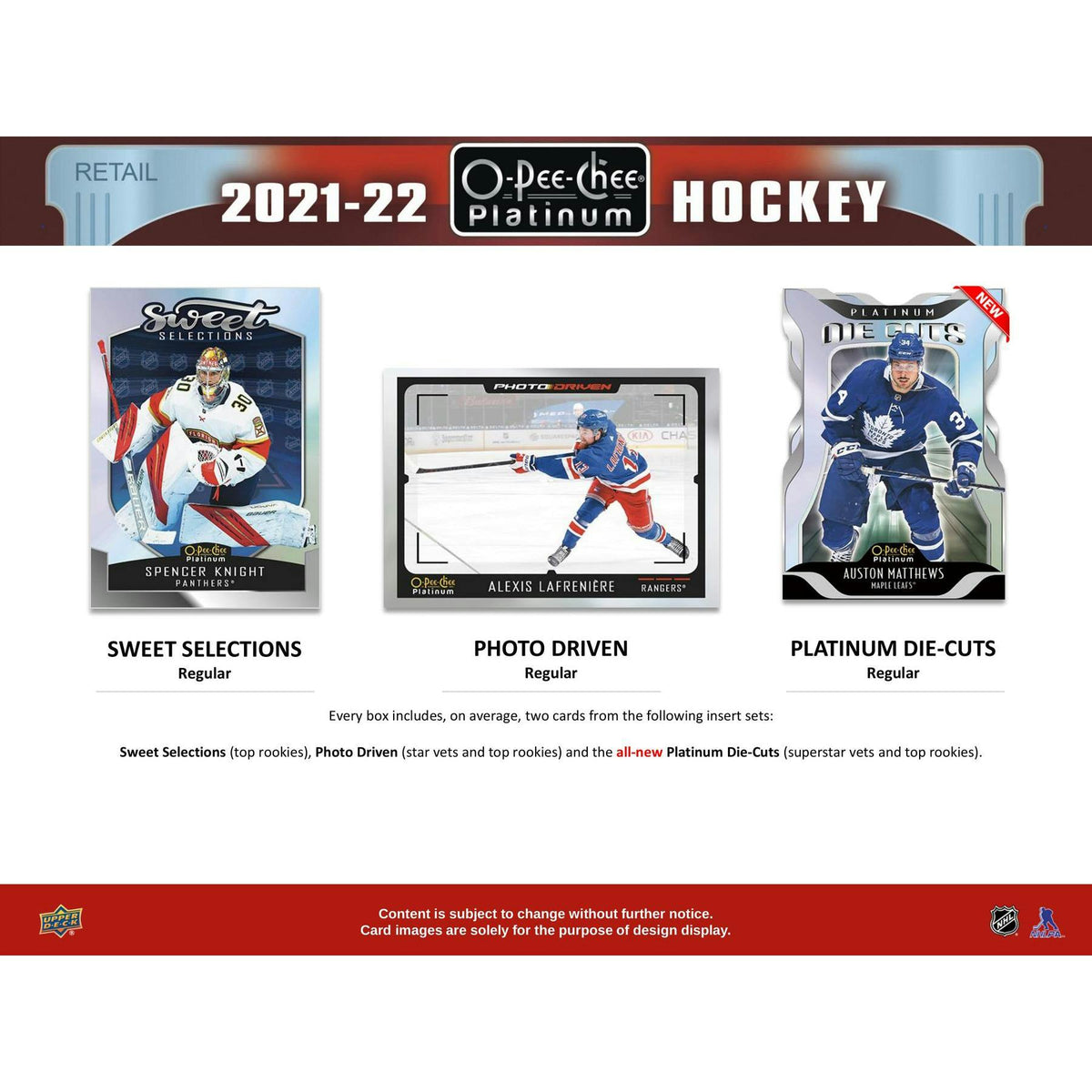 2021/22 Upper Deck O-Pee-Chee Platinum Hockey Blaster Box (Reed Buy)