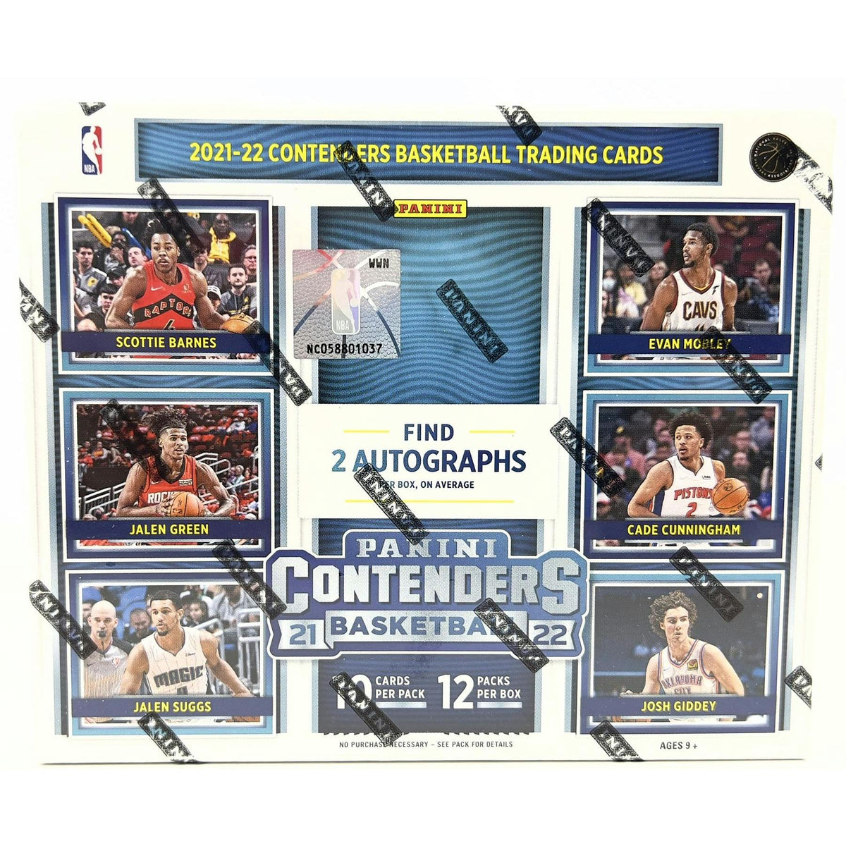 2021/22 Panini Contenders Basketball Hobby Box (Reed Buy)