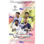 2021/22 Topps UEFA Champions League Chrome Soccer Hobby 12-Box Case