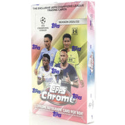 2021/22 Topps UEFA Champions League Chrome Soccer Hobby 12-Box Case
