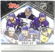 2021/22 Topps NHL Hockey Sticker Collection Box
