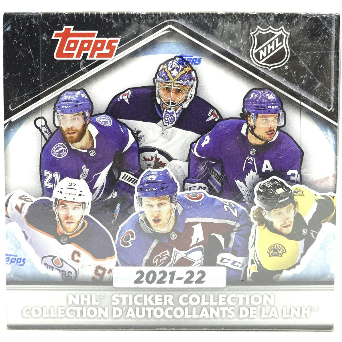 2021/22 Topps NHL Hockey Sticker Collection Box