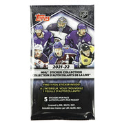 2021/22 Topps NHL Hockey Sticker Collection Box
