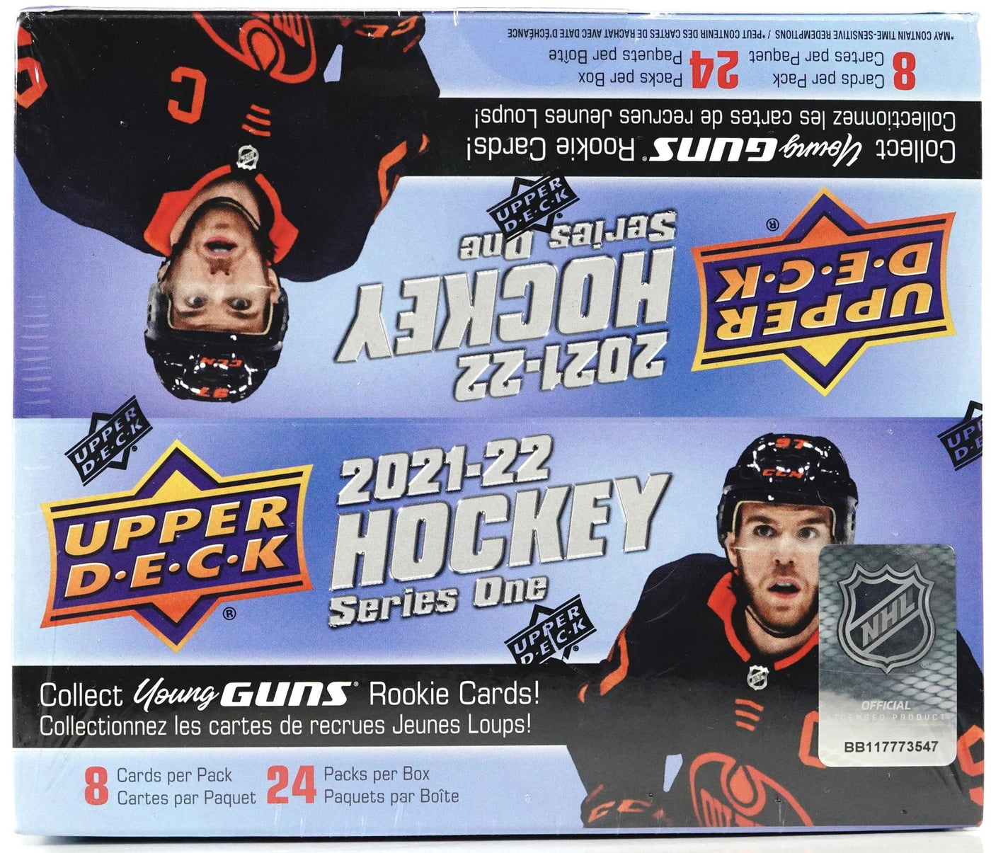 2021/22 Upper Deck Series 1 Hockey 24-Pack Retail Box (Reed Buy)