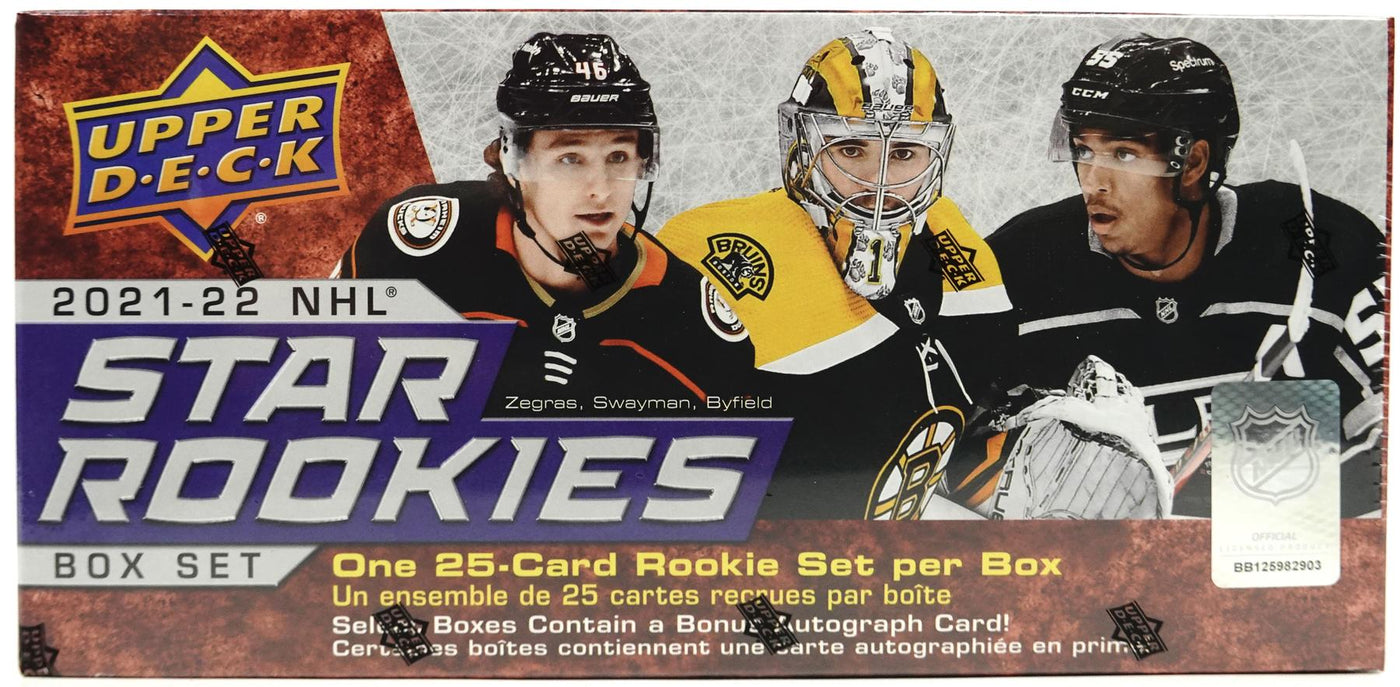 2021/22 Upper Deck NHL Rookie Box Set Hockey Hobby Box (Reed Buy)