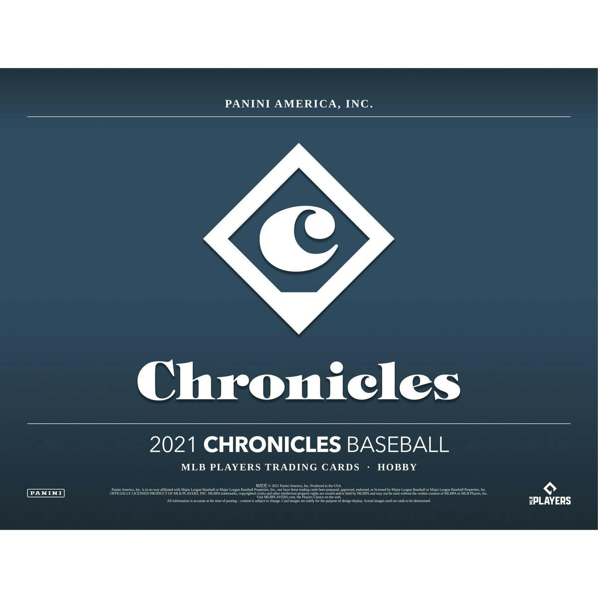 2021 Panini Chronicles Baseball Hobby Box
