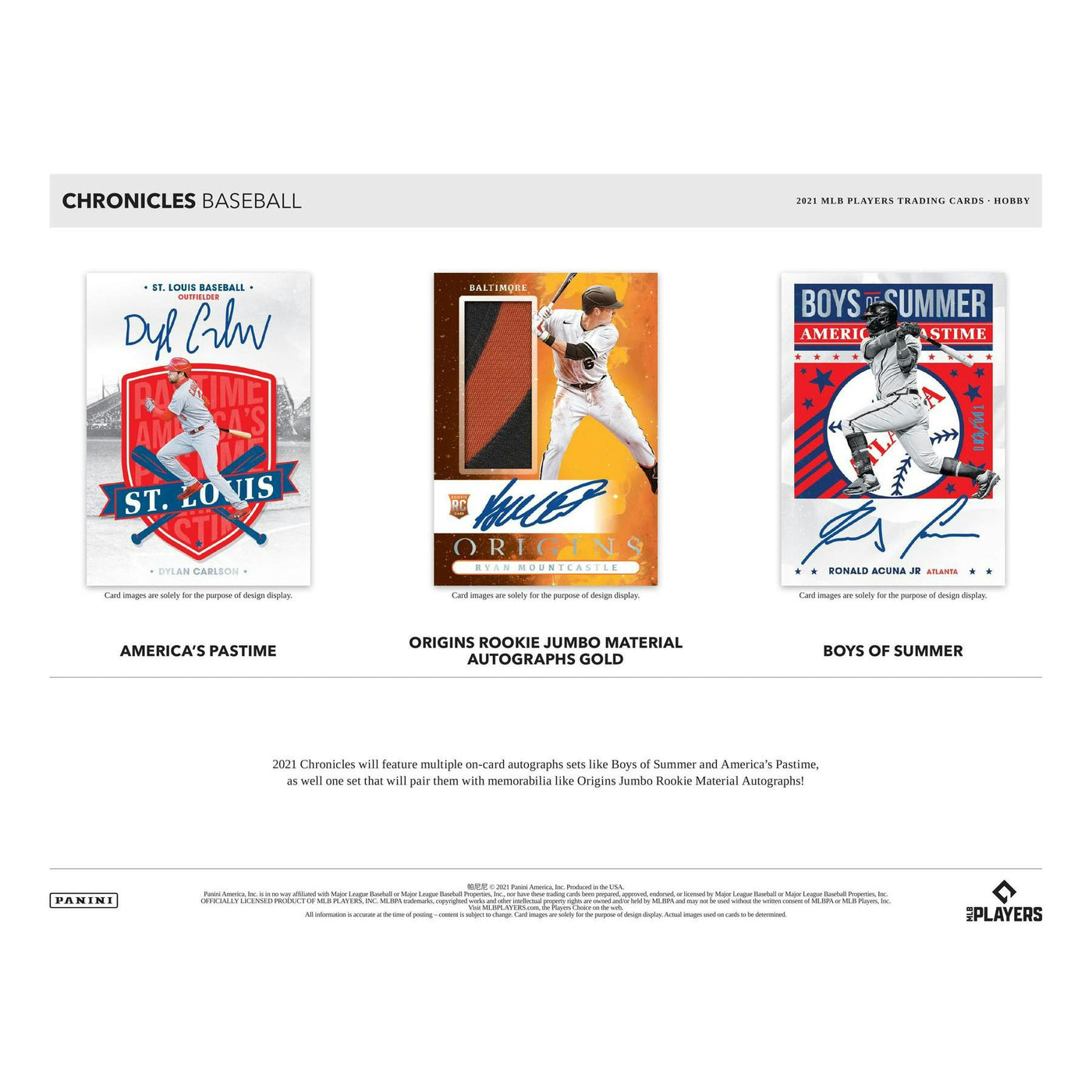 2021 Panini Chronicles Baseball Hobby 16-Box Case