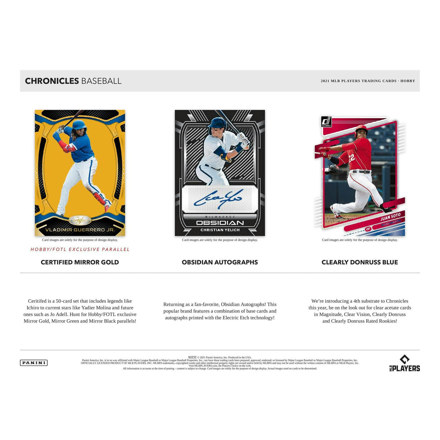 2021 Panini Chronicles Baseball Hobby 16-Box Case