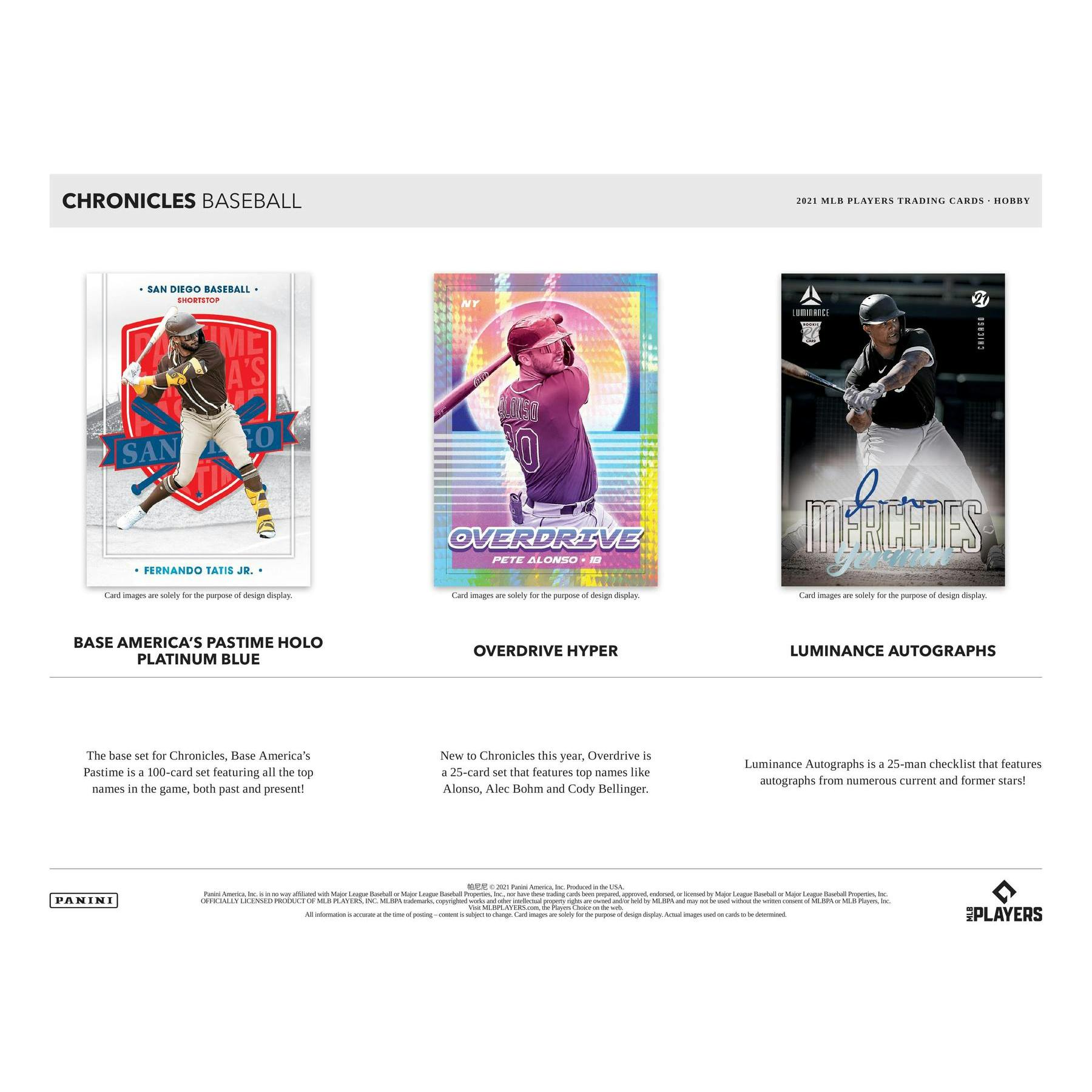 2021 Panini Chronicles Baseball Hobby 16-Box Case