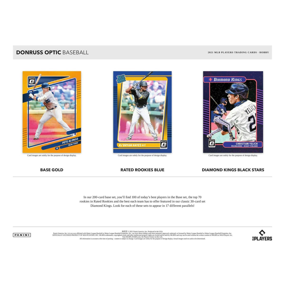 2021 Panini Donruss Optic Baseball Hobby Box