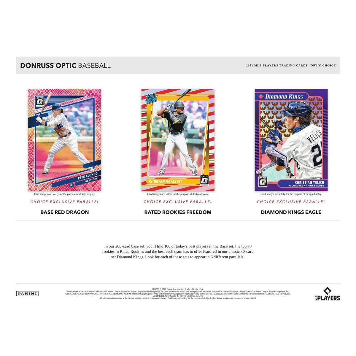 2021 Panini Donruss Optic Baseball Hobby Choice Box
