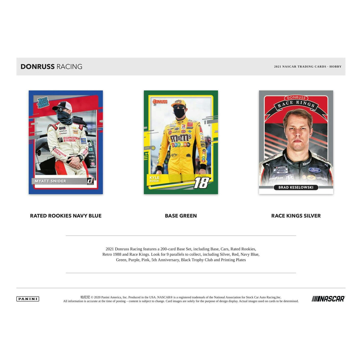 2021 Panini Donruss Racing Hobby Box