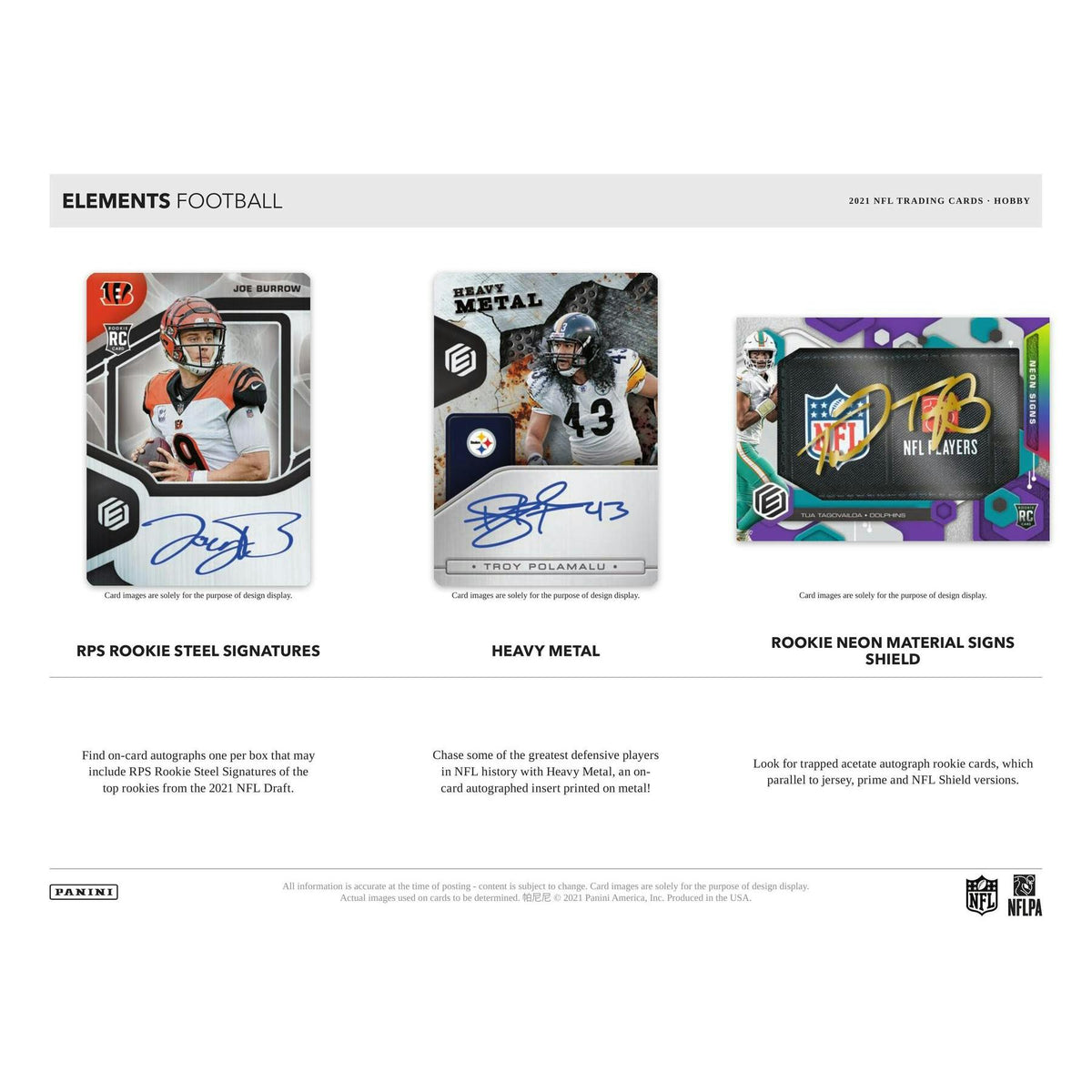2021 Panini Elements Football Hobby Box