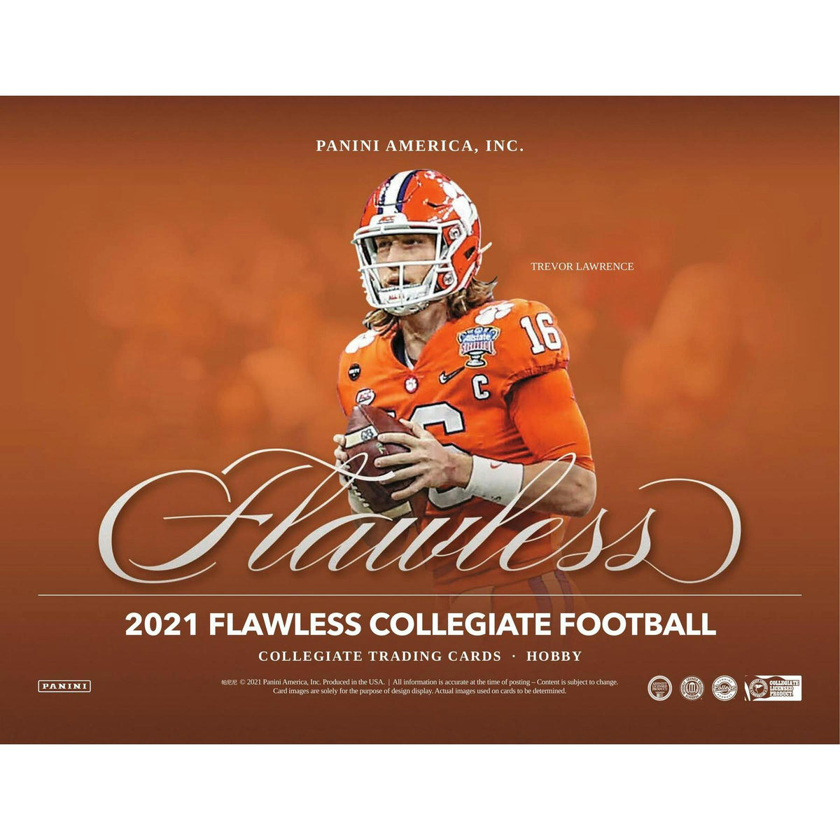 2021 Panini Flawless Collegiate Football Hobby Box