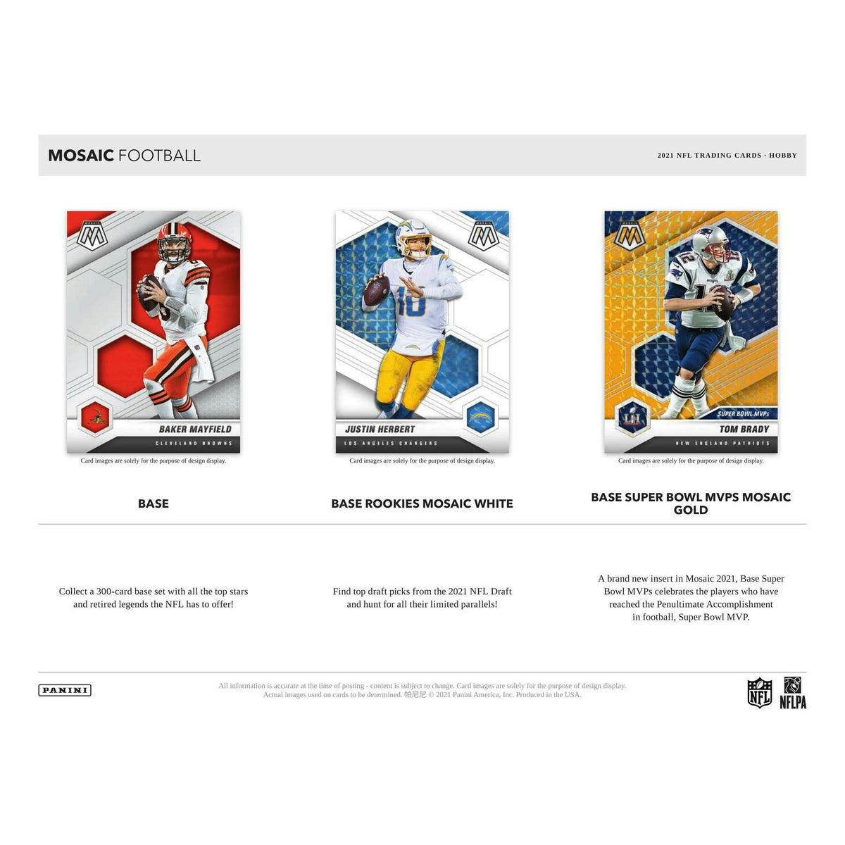 2021 Panini Mosaic Football Hobby Box (Reed Buy)