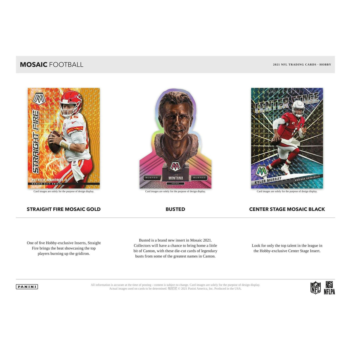 2021 Panini Mosaic Football Hobby Box (Reed Buy)