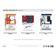 2021 Panini National Treasures Collegiate Football Hobby Box