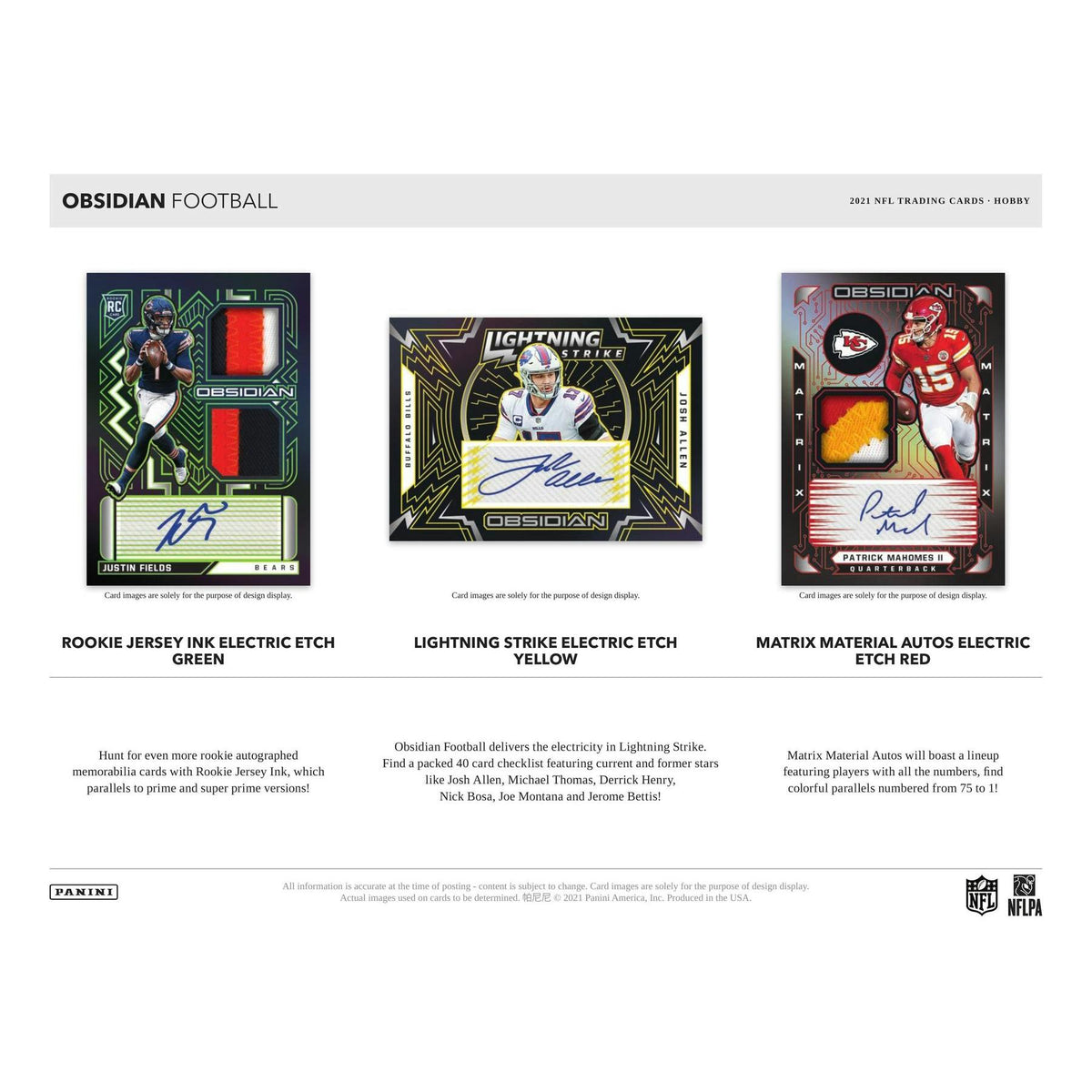 2021 Panini Obsidian Football Hobby Box