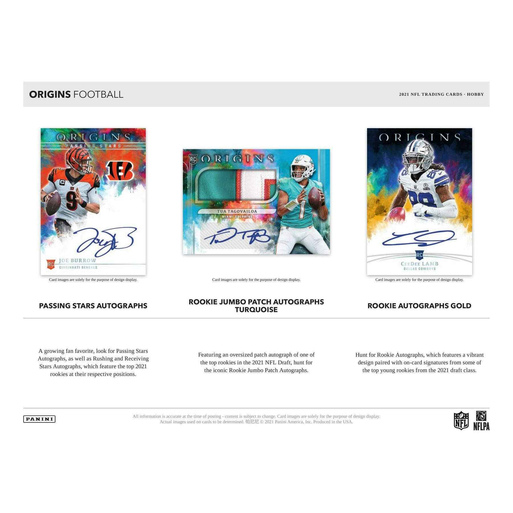 2021 Panini Origins Football Hobby Box