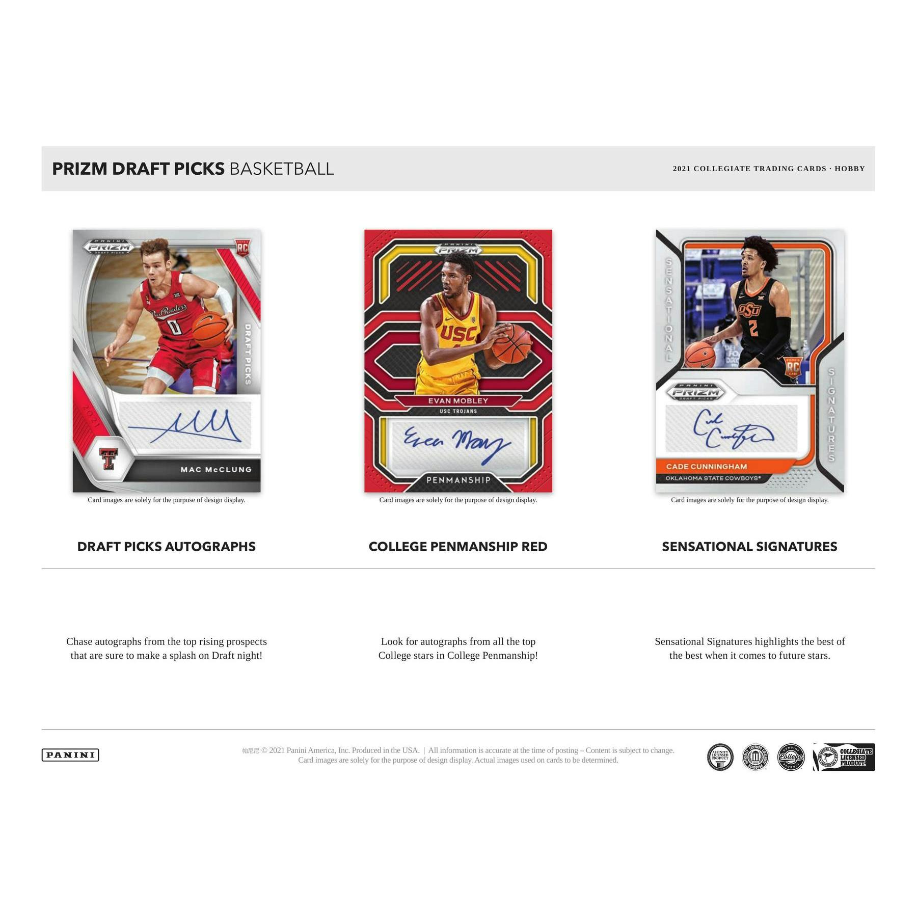 2021/22 Panini Prizm Draft Picks Basketball Hobby Box (Reed Buy)