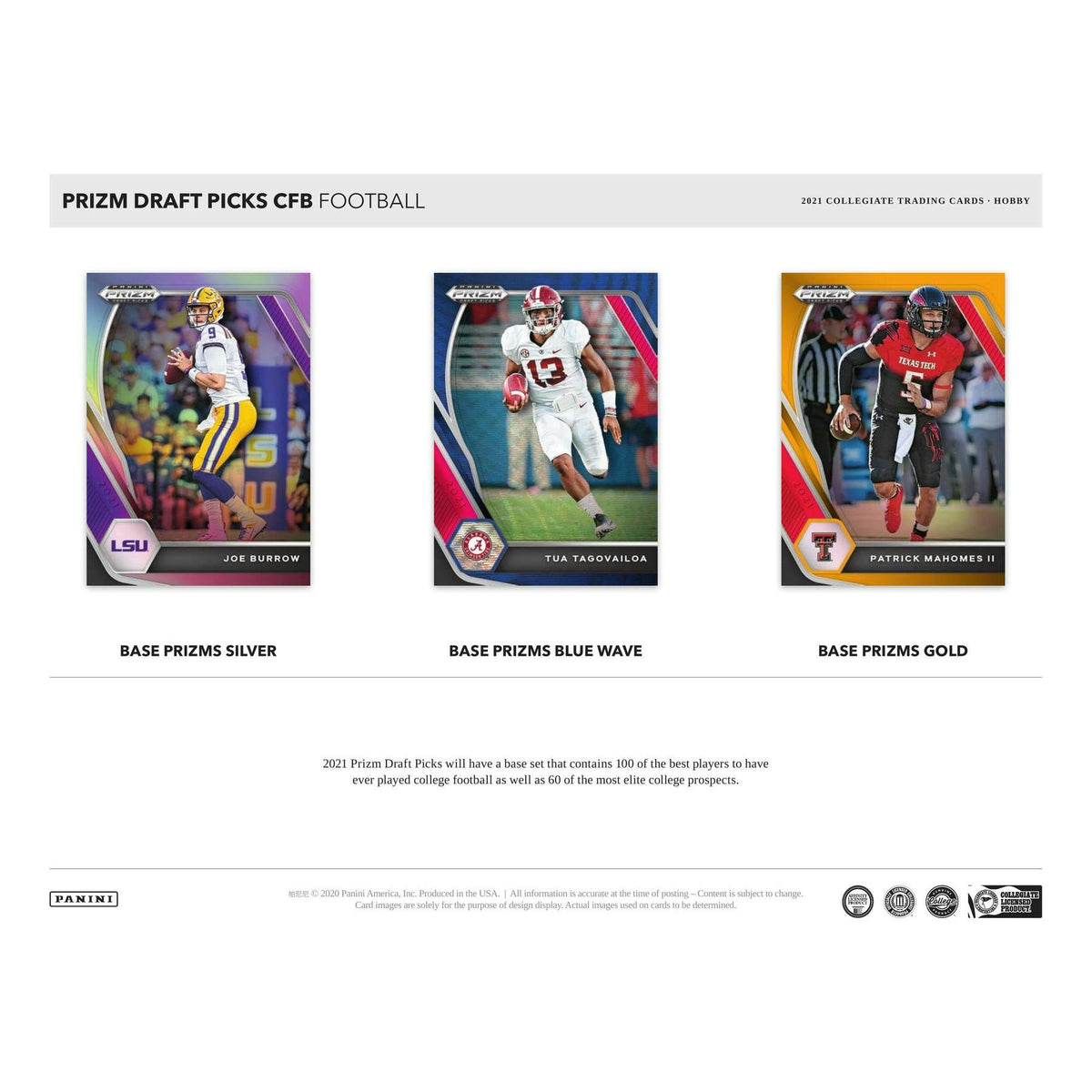 2021 Panini Prizm Draft Picks Football Hobby Pack