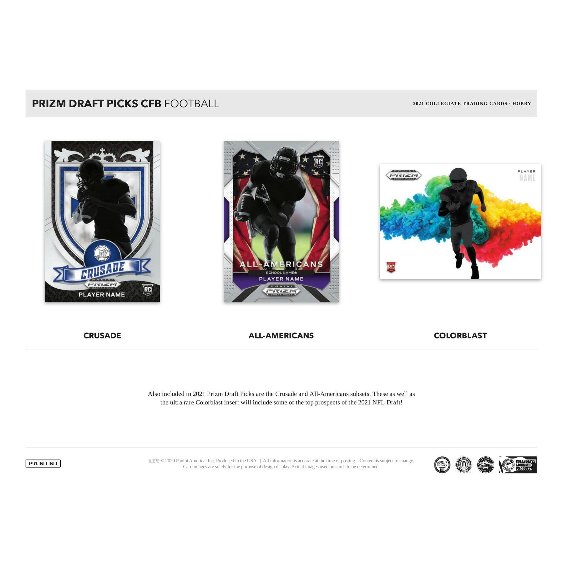 2021 Panini Prizm Draft Picks Football Hobby Pack