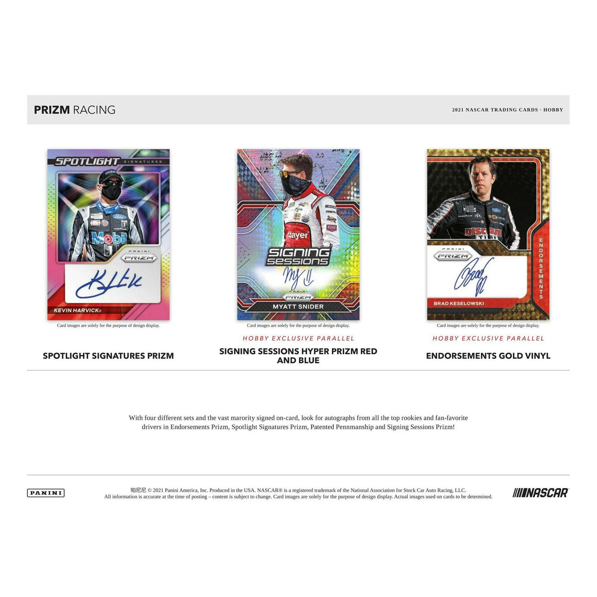 2021 Panini Prizm Racing Hobby Pack