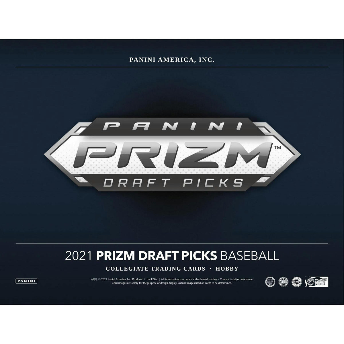 2021 Panini Prizm Draft Picks Baseball Hobby 16-Box Case