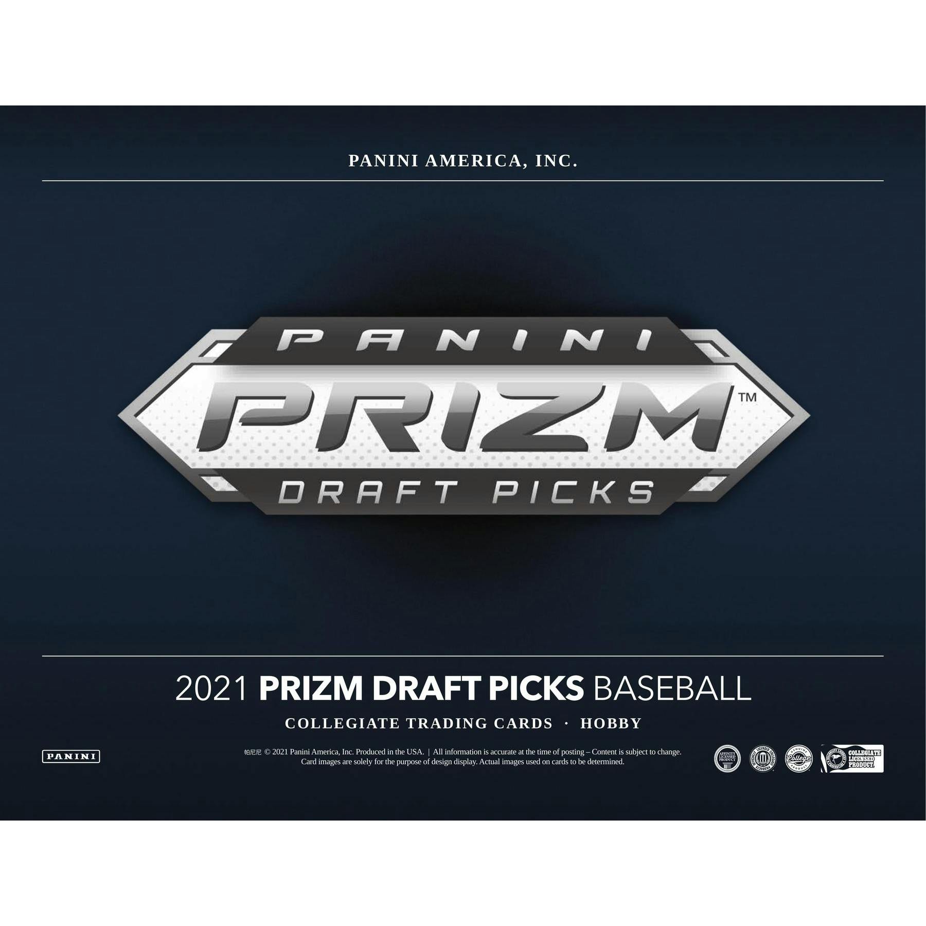 2021 Panini Prizm Draft Picks Baseball Hobby Box