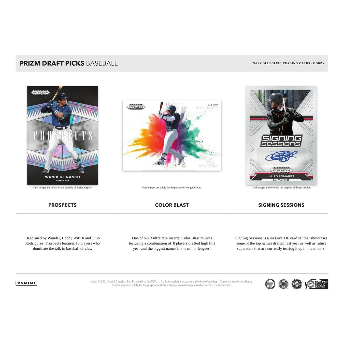 2021 Panini Prizm Draft Picks Baseball Hobby Box