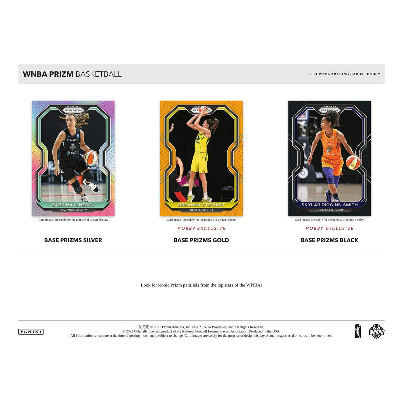 2021 Panini Prizm WNBA Basketball Hobby Box