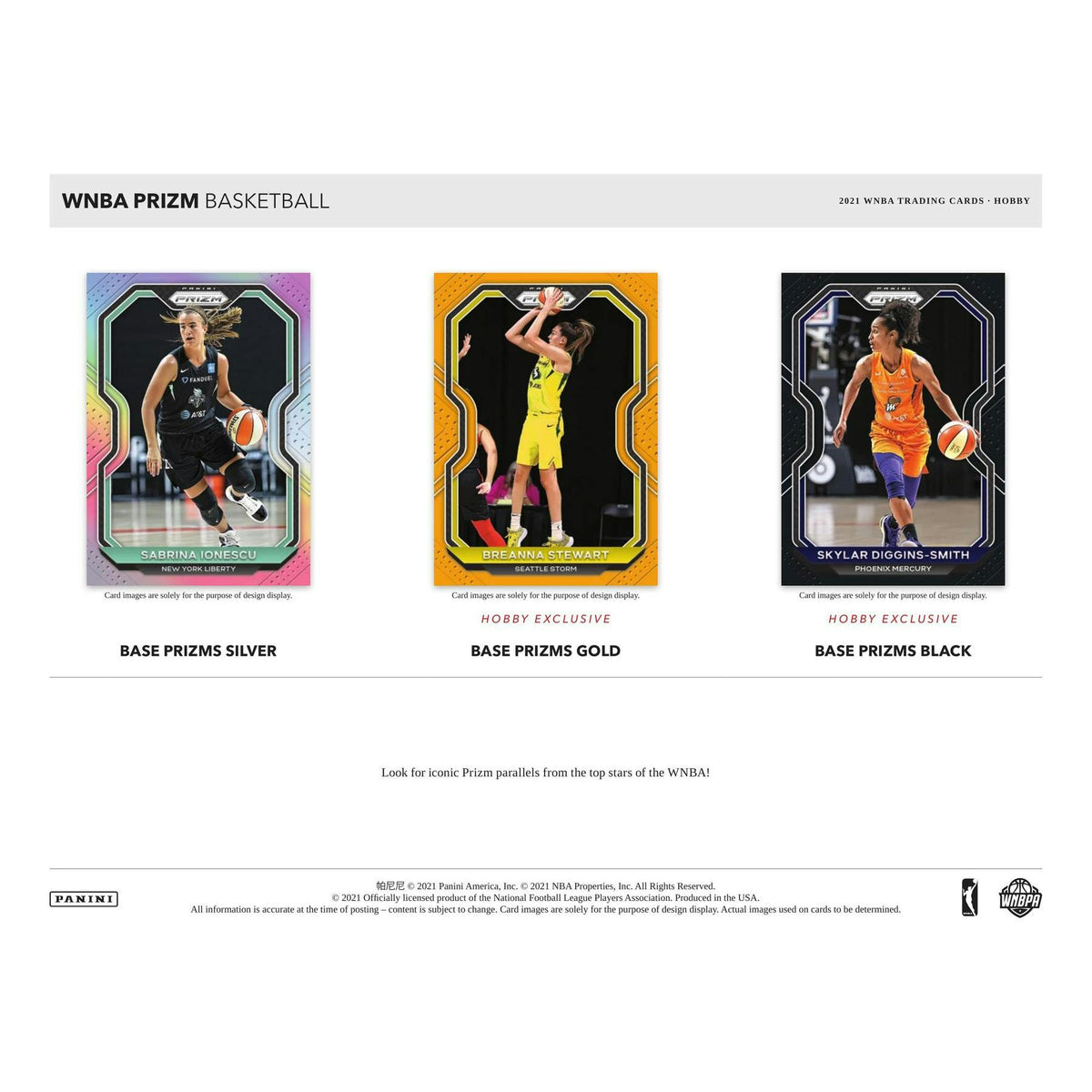 2021 Panini Prizm WNBA Basketball Hobby Box