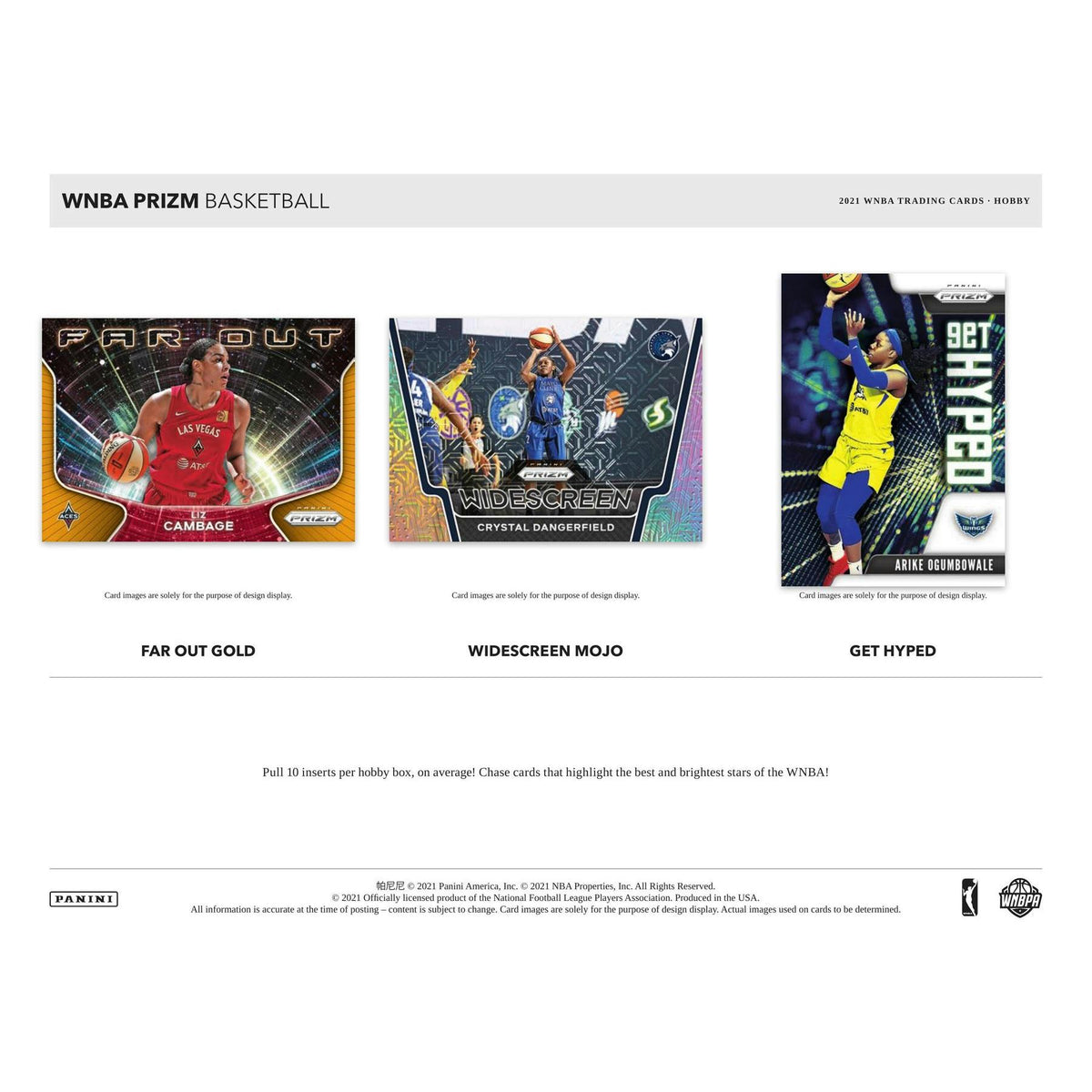 2021 Panini Prizm WNBA Basketball Hobby Box