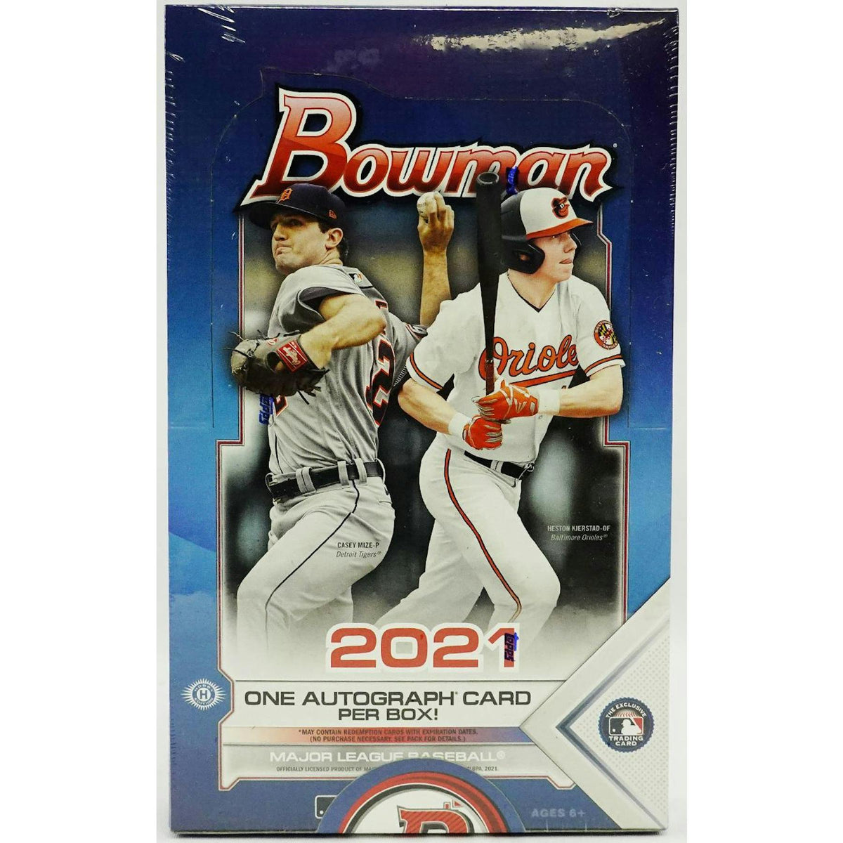 2021 Bowman Baseball Hobby Box (Reed Buy)