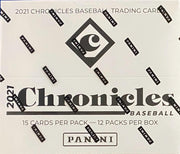 2021 Panini Chronicles Baseball Jumbo Value Fat Pack 12-Box Case (Reed Buy)