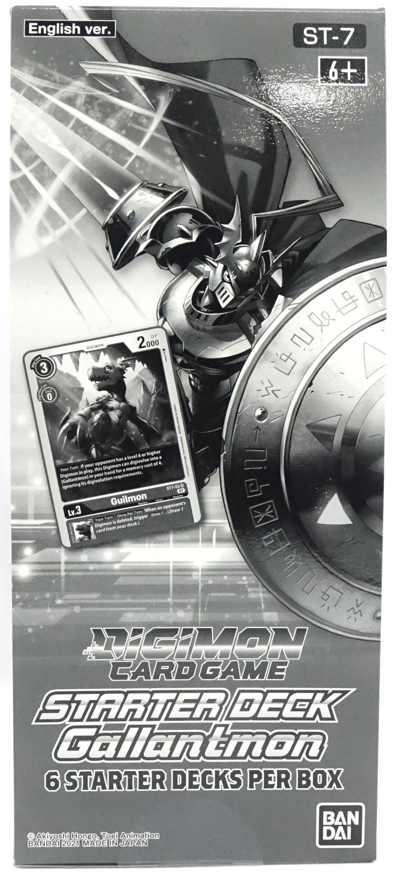 Digimon Gallantmon Starter 6-Deck Box