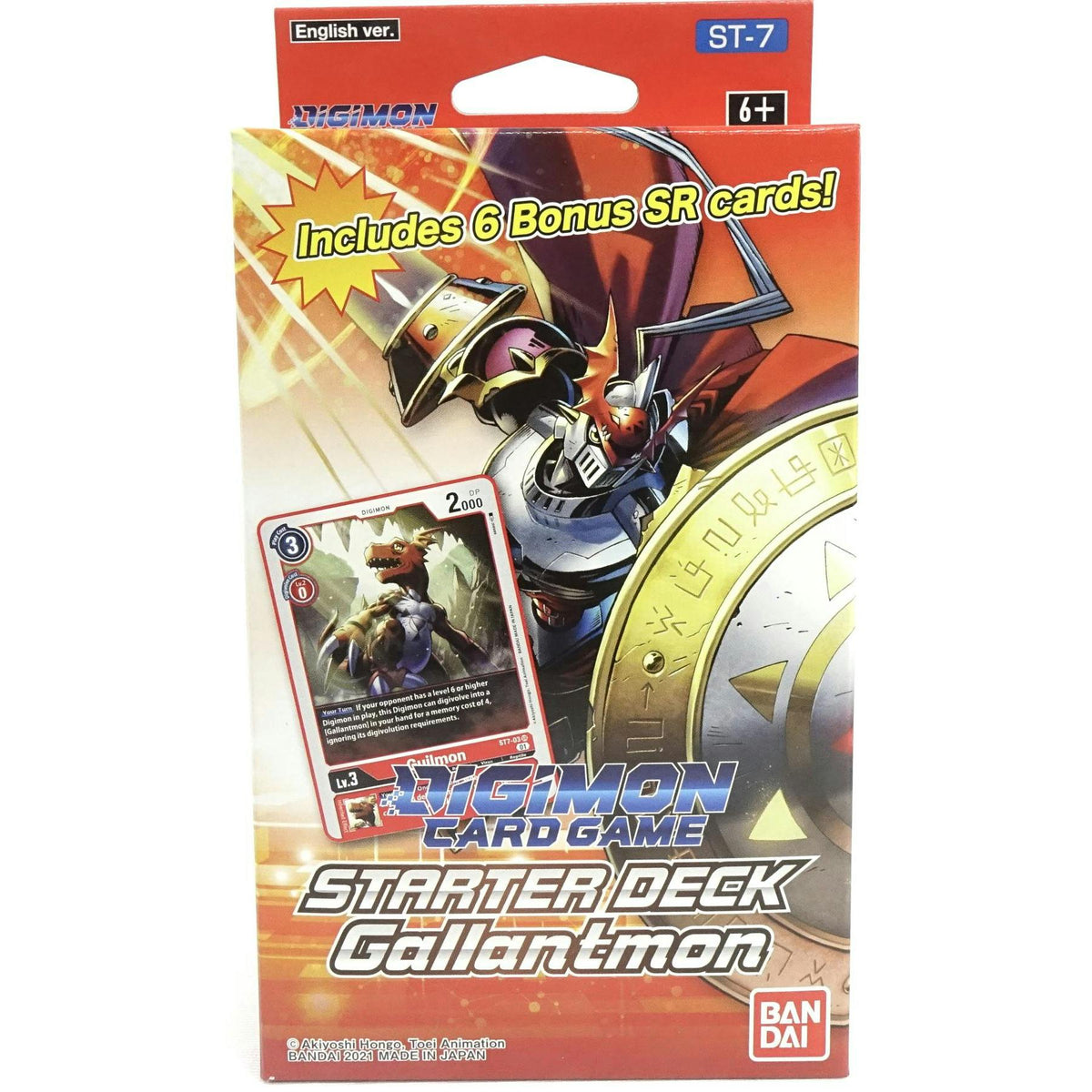 Digimon Gallantmon Starter 6-Deck Box