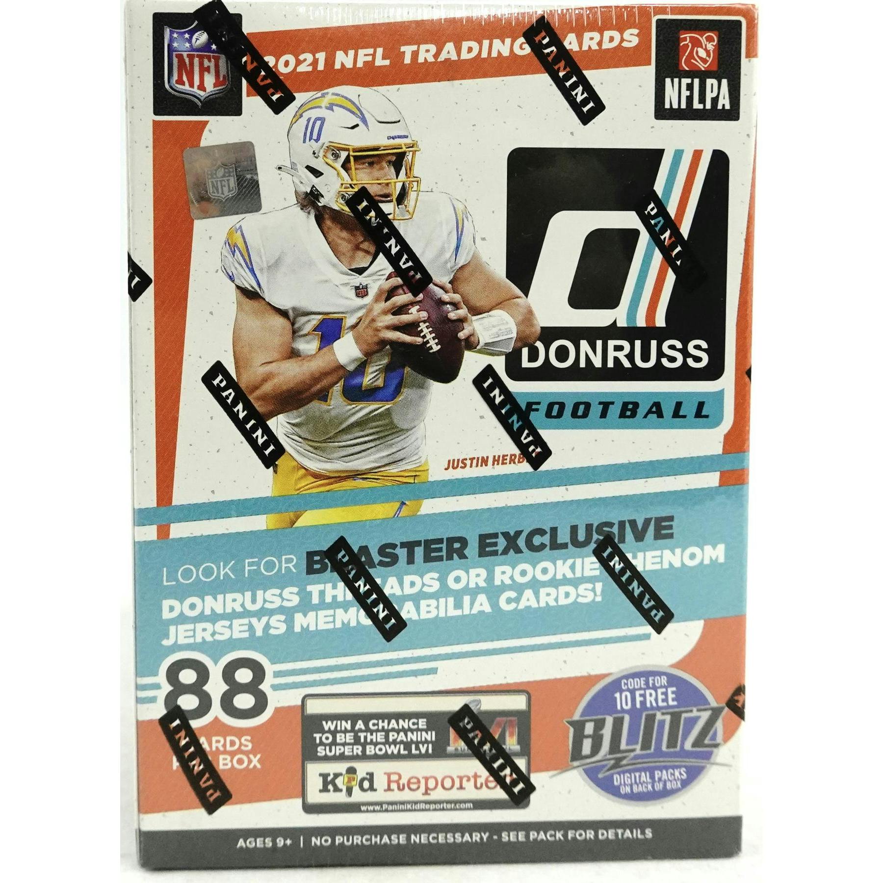 2021 Panini Donruss Football 11-Pack Blaster Box